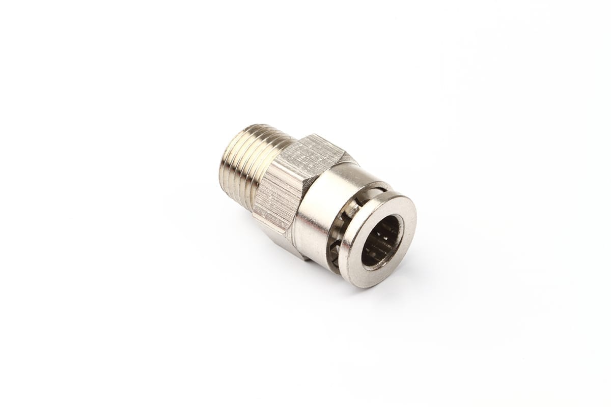 Heavy-duty metal push-fit connector